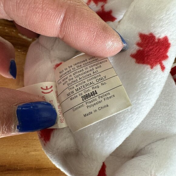 TY Beanie Baby CHINOOK the Bear Great Used Condition Two Toosh Tags No Hang Tag - Picture 8 of 9